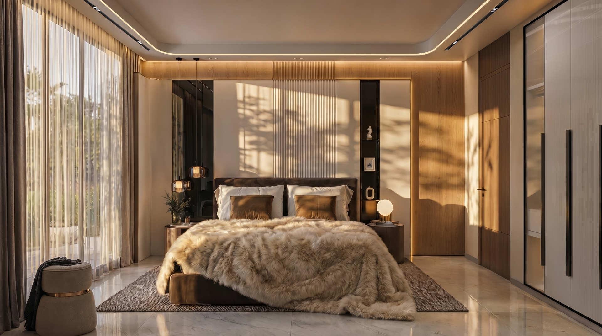 A quiet apartment.